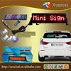Powered LED Traffic condition Car sun visor message LED Signal Sign