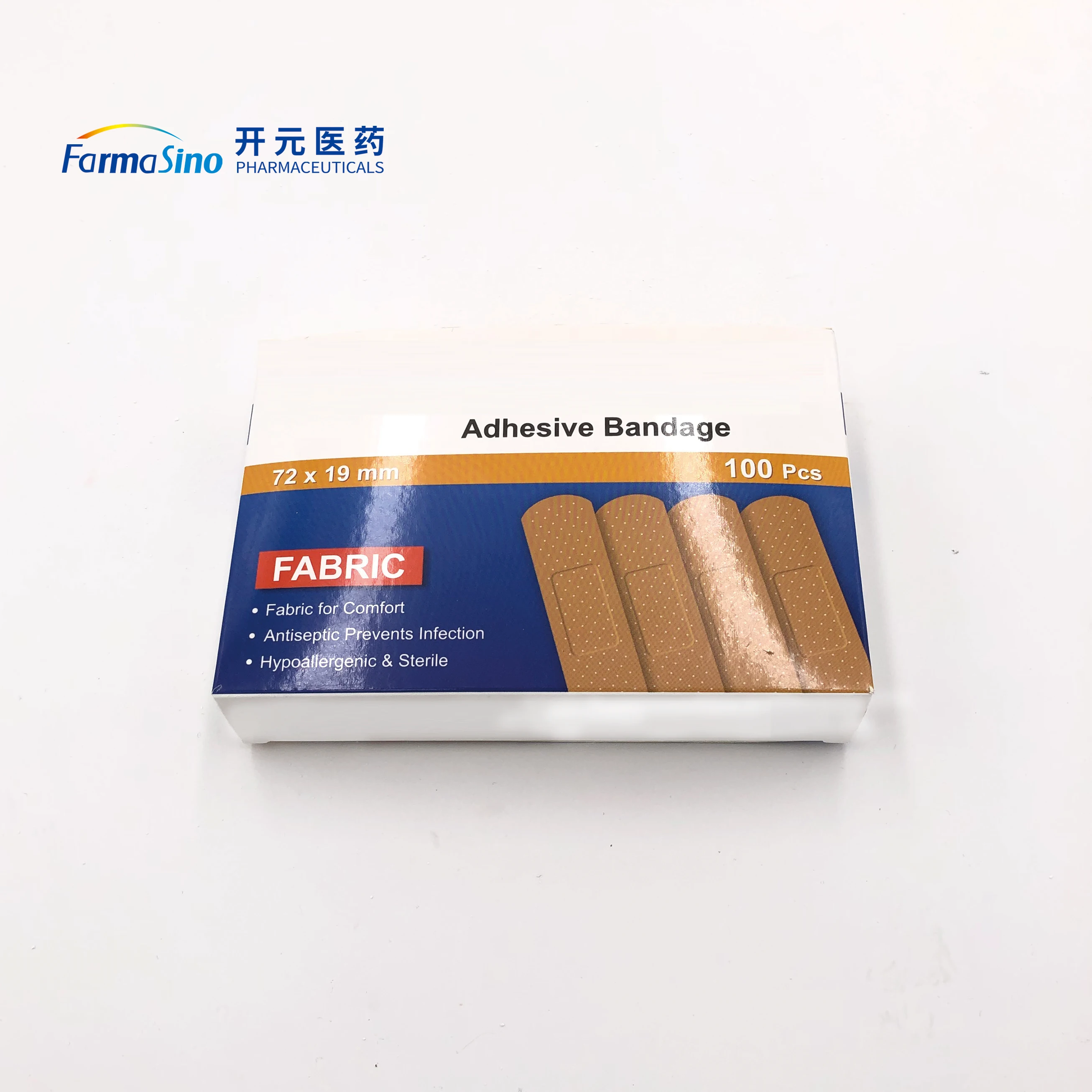 
First aid fabric colorful wound adhesive plaster bandage 