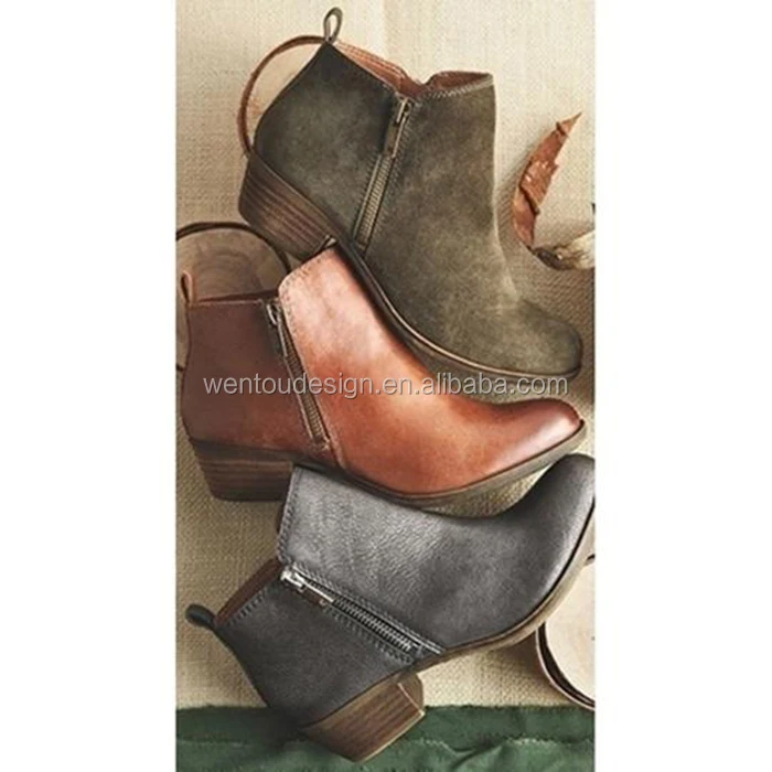 low heel leopard boots