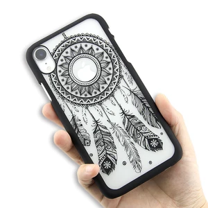 Mandala Back Cover for iPhone X XS XR Retro Flower Floral Lace Case, Dream Catcher Phone Case for iPhone 6 7 8 Dreamcatcher Case