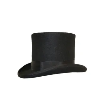 white wool top hat