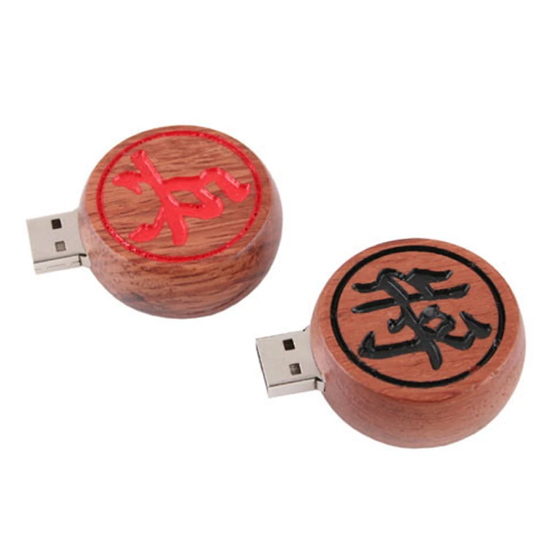 

Hot Product Chinese Style Wooden Pen Drive Chess Shape Usb Flash Drive