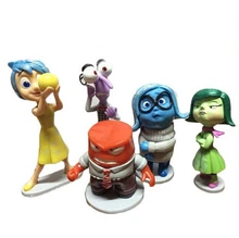 Animation 5 pcs set Inside Out toys PVC action figure Five Emotions Anger Joy Fear Disgust