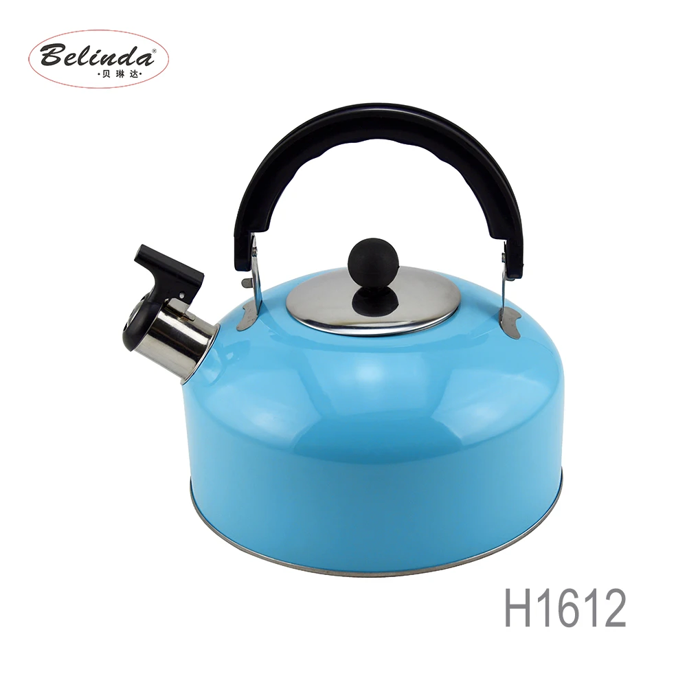 Houseware Colorful Boiling Water Stainless Steel Whistling Kettle for Induction Cooker H1612-4