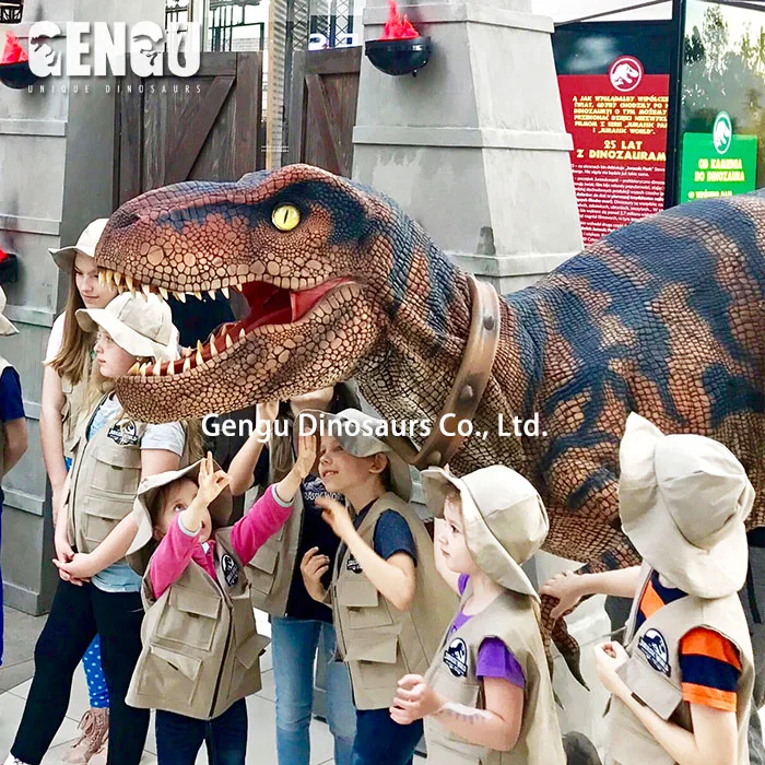 

Stage Show Professional Life Size Realistic Dinosaur Costume