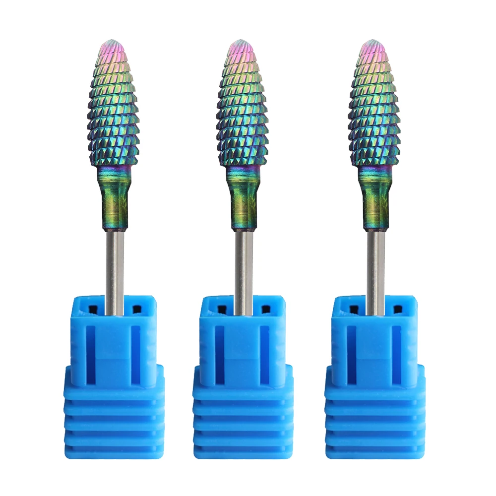 

Real Factory Nail Bits,Manicue Drill Supplier,Tungsten Carbice Burrs, Rainbow