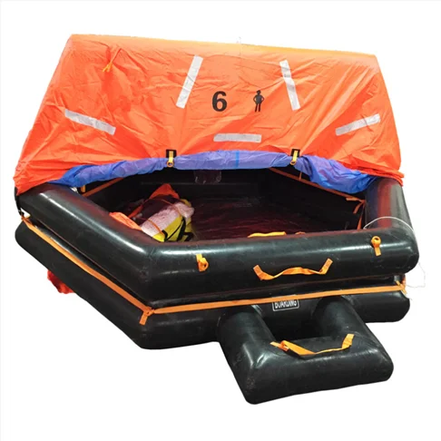 
CRVF A6 Marine 6 Person Throwing Inflatable Life raft for Sale 