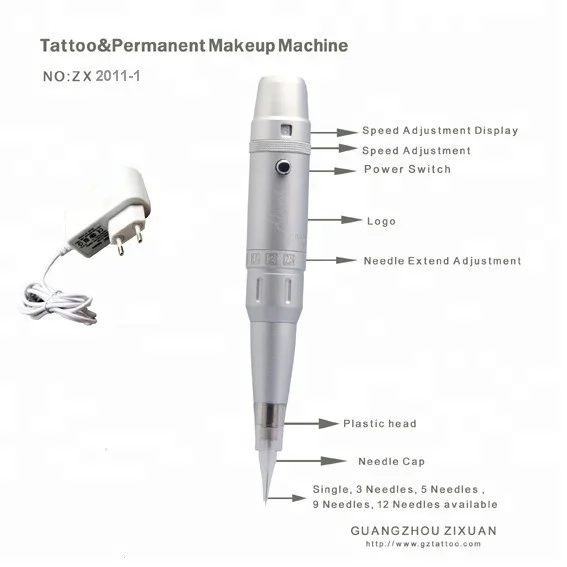 

Eyebrow Permanent Makeup digital Embroidery Machine Tattoo Machine (ZX-2011-1)