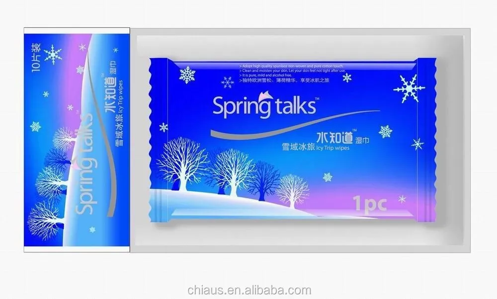 
Cheap super soft stock single pack wet wipes wholesale 