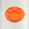 FY cute Plate for kids with Lid Silicone Baby Bowl Suction BPA Free Feeding Bab cuteTableware Children Dining Dishes