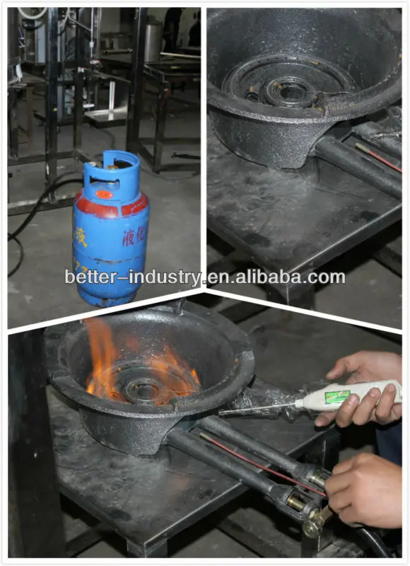 Gas heating of Essential oil distiller