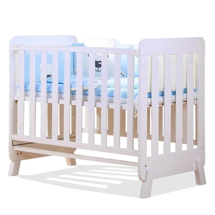 High Quality New Zealand Solid Pine Wood Folding Baby Crib Easy