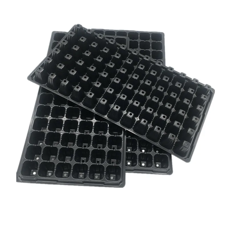 

Convenient and eco-friendly adenium seeds taiwan seed tray plastic seedling tray made in China, Black