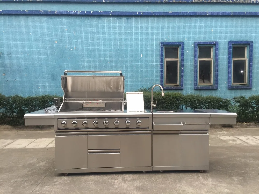 Commercial Barbecue Stainless Steel Grill For Sale Double Sided Modular