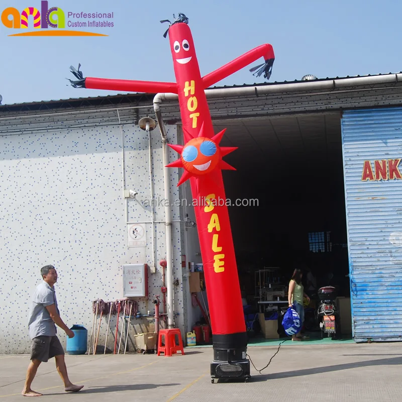 
Sale Small Dancing Inflatable Advertising Man / New Style Cheap Promotion Single Leg Air Dancer 