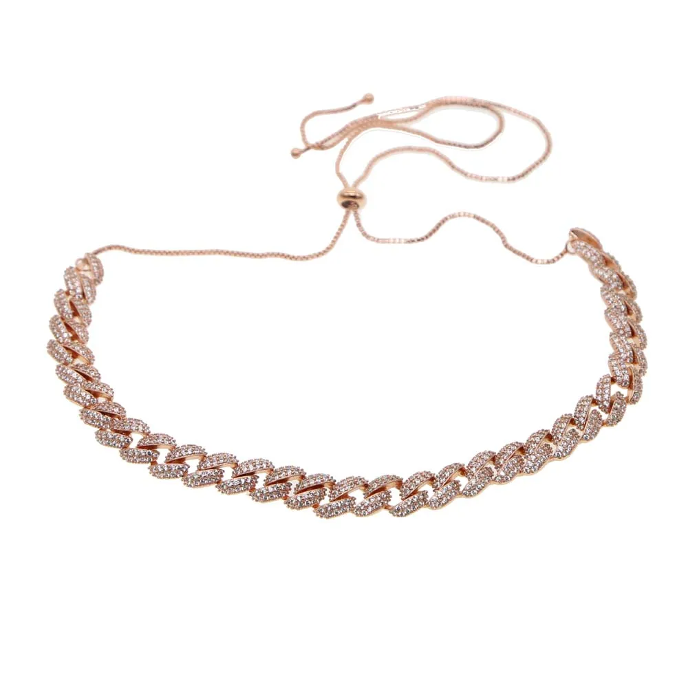 

China's new design simple style, simple and fashionable cz necklace
