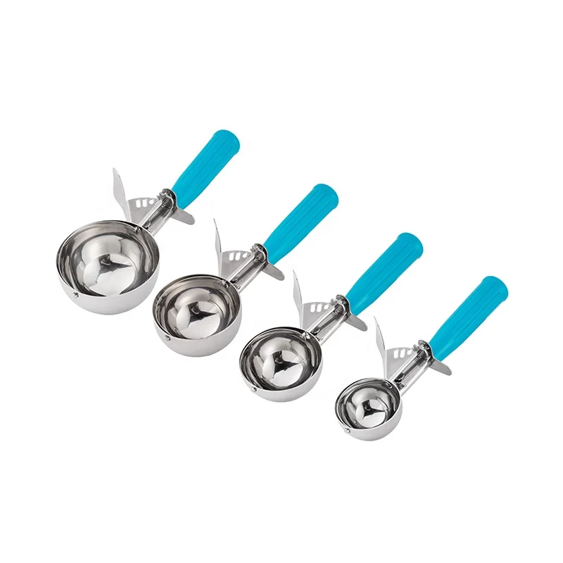 
Hot selling kitchen stainless steel ice cream scoop or fruit digging scoop 