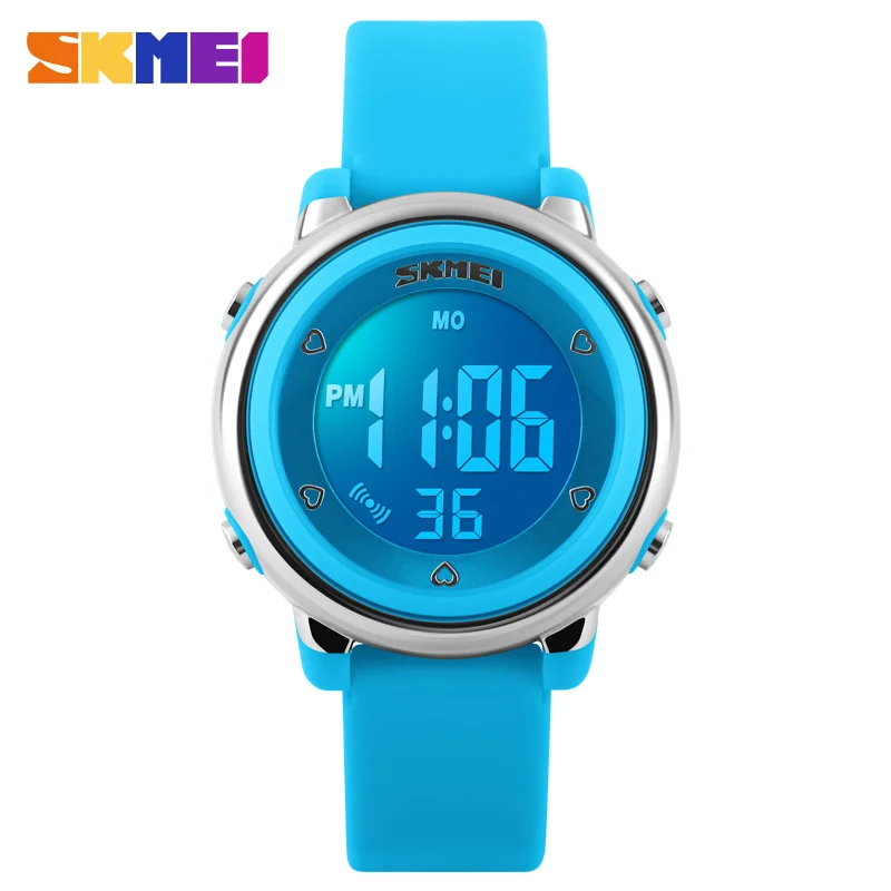 

SKMEI 1100 50M Waterproof Boy and Girl Kid Watch Fashion Colorful LED Digital Sports Children Watches, 6 colors to choose
