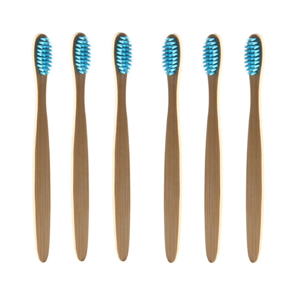 

Medium, Soft bristle ECO-friendly bamboo wooden flat toothbrush