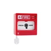 Two wire connection fire alarm manual call point button