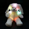 Happy Easter Bunny Doll Night Glowing LED Rabbit Plush Toys Gifts For Kids
