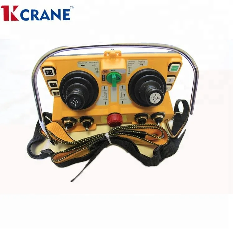 

Crane Controller Joystick F24-60 Industrial Joystick Wireless Overhead Crane Remote Control, Yellow/red or other color