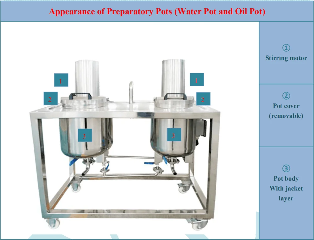 ZJR-10 Small Electric Mixing Equipment Lab Vacuum Emulsifying Mixer Machine 10L