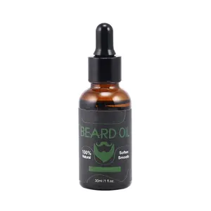Manufacture 100%pure natural bread oil hair growth bottle OEM private label beard oil