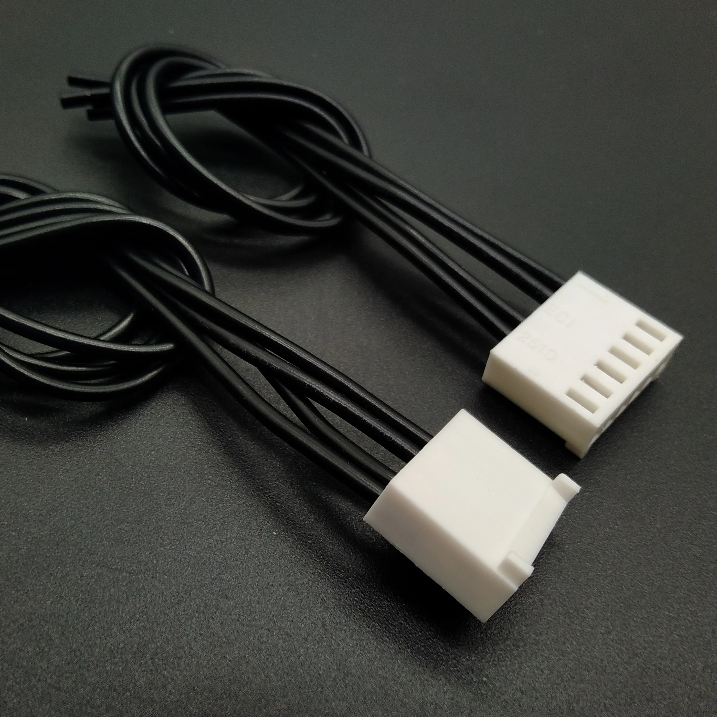 间距1.0毫米jst shjp-06v-s(hf) 6针连接器电缆定制