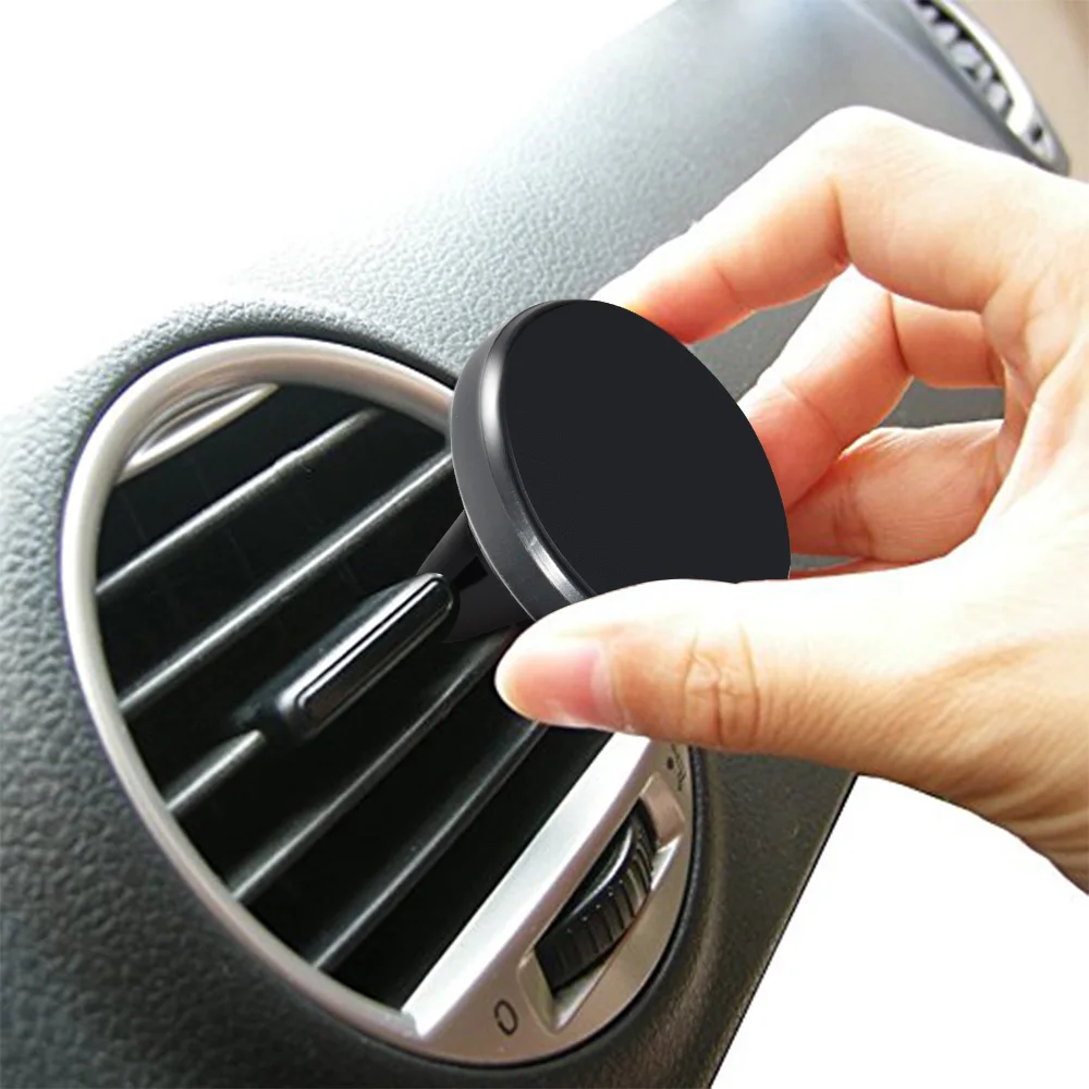 

mobile phone accessories black universal magnetic smartphones car mobile air vent mount holder