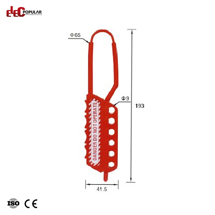 Wenzhou Multiple Padlocks Lock Safety Insulation Nylon Lockout Hasp