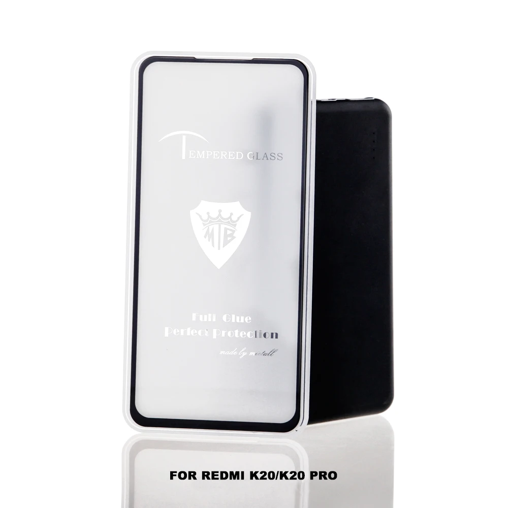 

0.3mm 5D wholesale screen protector for Redmi K20 High transparency wholesale screen protector for Redmi K20 pro, Black