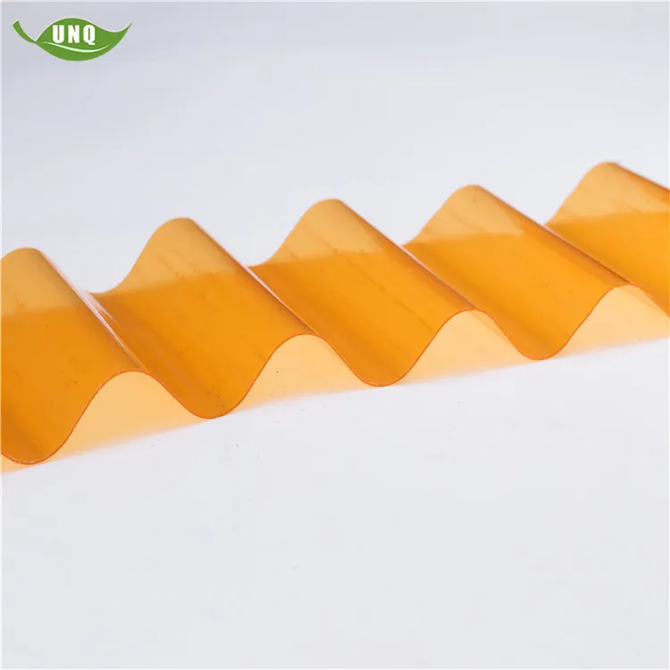 Unq Color Coated 4x8 Lowes Corrugated Polycarbonate Plastic Pc Roofing