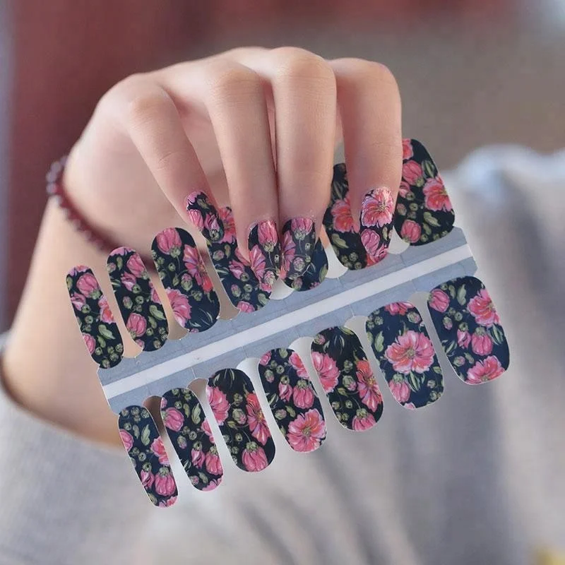 

2023 nail art cartoon nail sticker nail decal factory