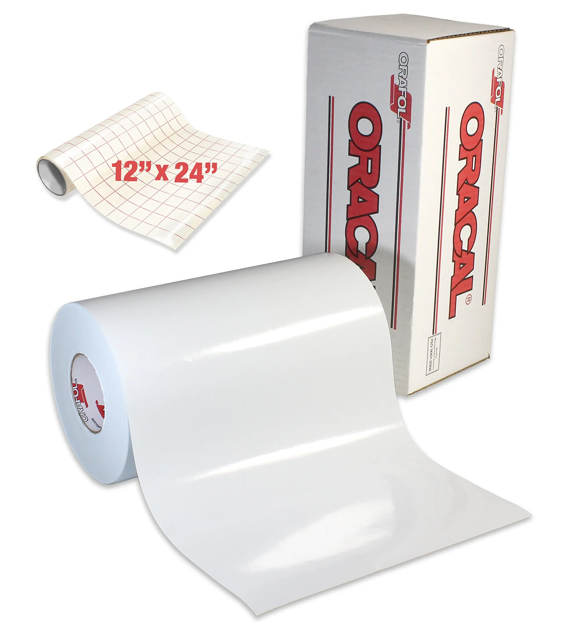 12/”x40FT White Vinyl Sheets are The BEST Vynil HUGE Glossy Adhesive Permanent White Vinyl Rolls Glossy White Adhesive Vinyl Roll EZ Craft USA White Vinyl Wrap Works with Cricut and Other Cutters