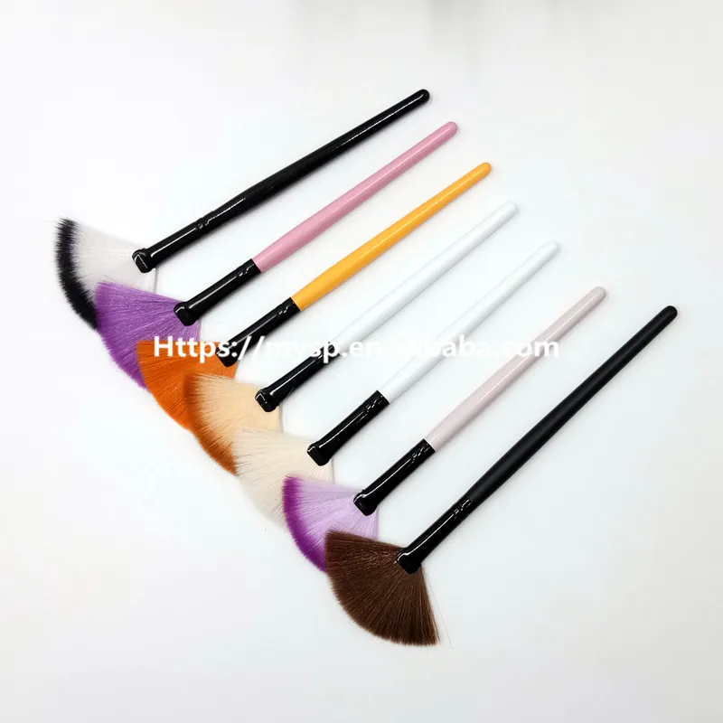 Mini Taklon Mask Applicator Facial Brush Natural Bristle Facial Mask