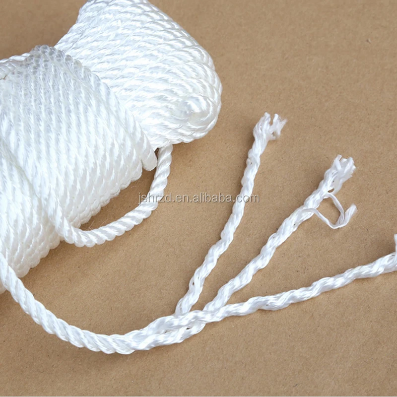 Non-Stretch, Solid and Durable 2.5mm braided nylon rope 