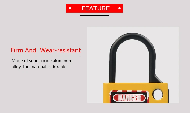 BOSHI Hot Sale Products Aluminum Alloy Material Lockout Hasp For 6 Padlocks