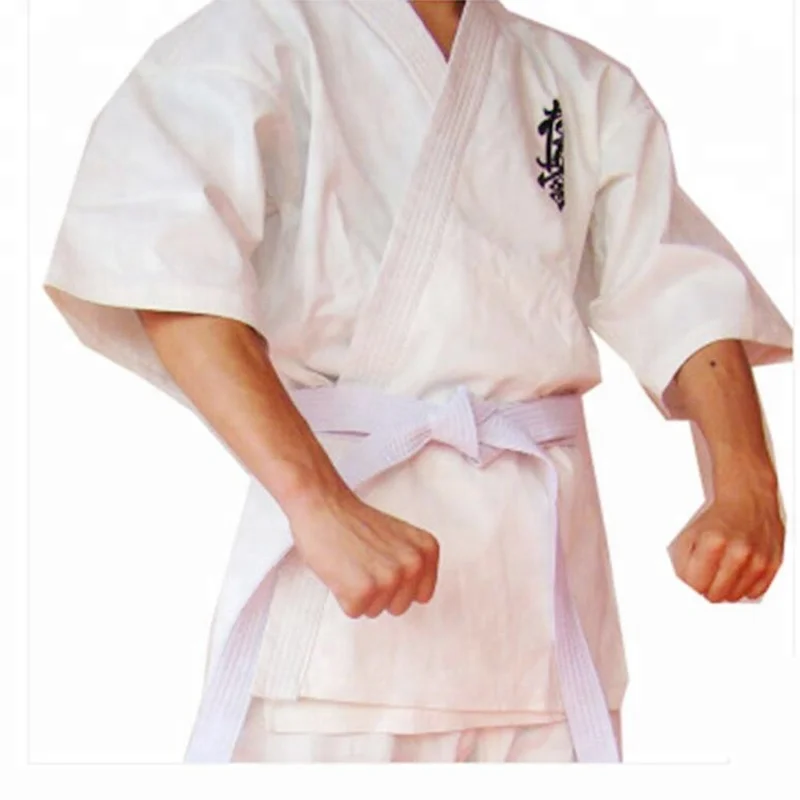 

Kyokushin Karate Uniform karate suits with embroidery, White