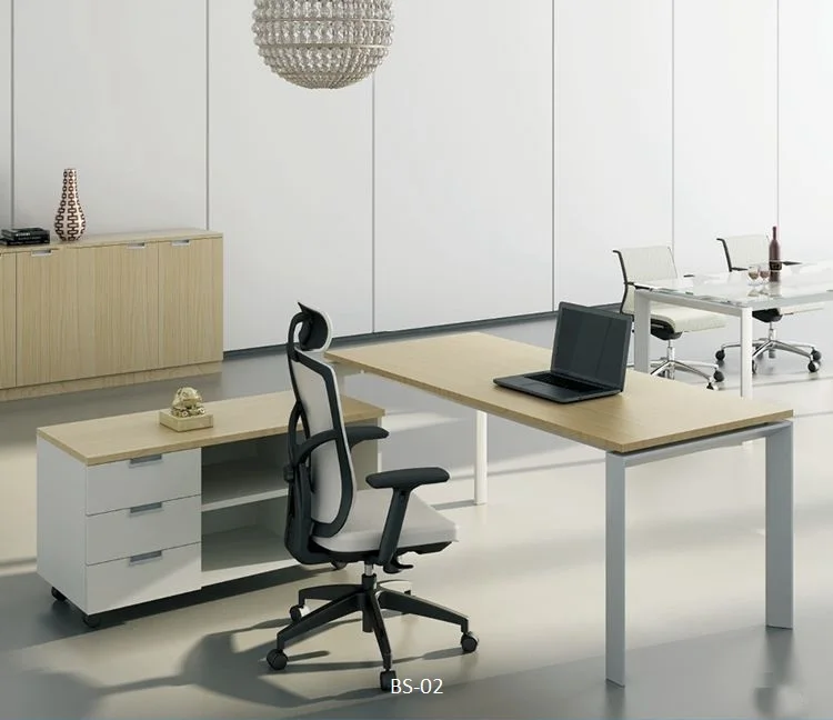L Shaped Home Office Boss Ceo Manager Executive Furniture Modular