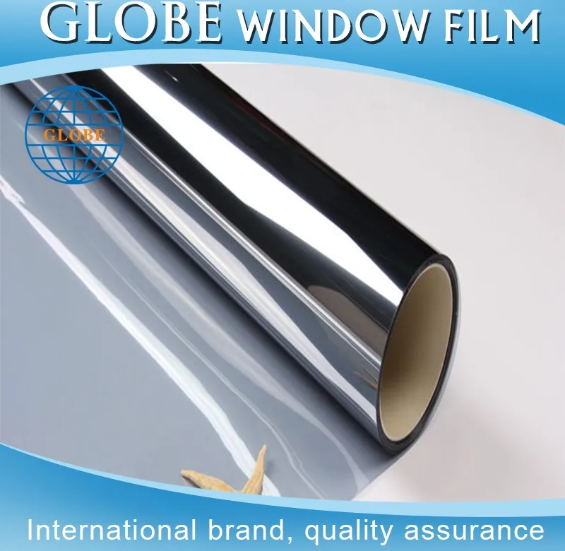 25 Mirror Reflective Selfadhesive Window Tint Metallized Polyester