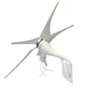 Good quality manufacture 3 or 5pcs blades home use 12v 400w dc residential wind power generator