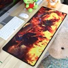 Customized natural rubber custom printed game play mat computer mouse pad for gamer