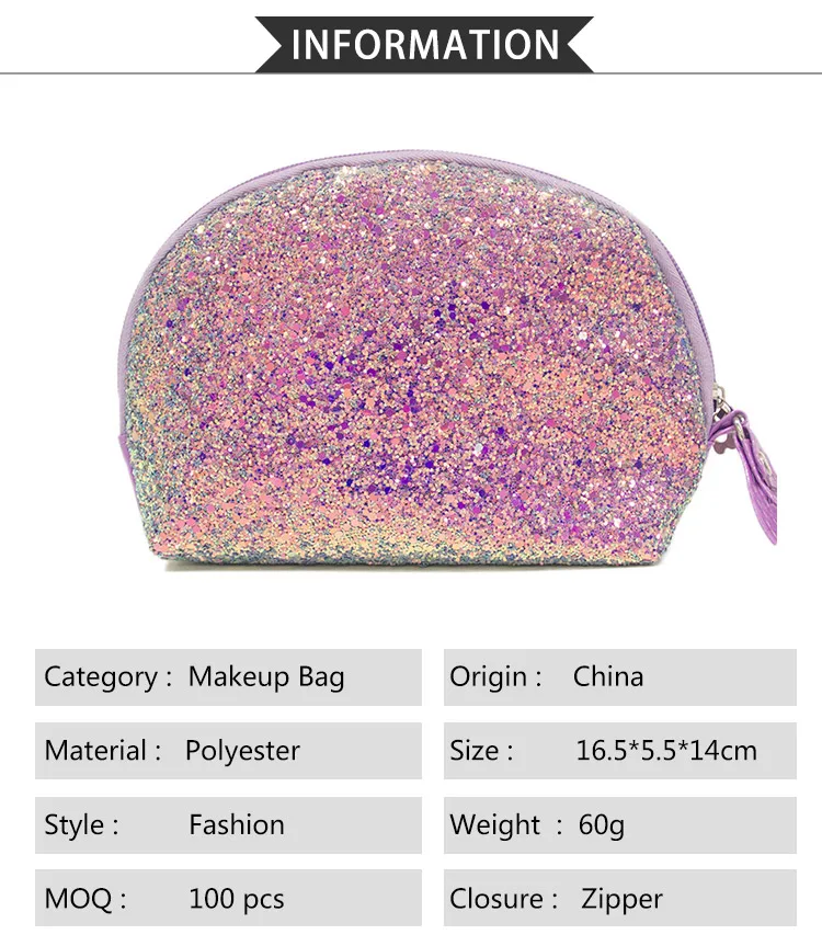LP42351 / Colour Changing Sequin Makeup Bag, 39700