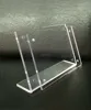 a5 card holder acrylic stand menu holder acrylic table tents triangle shaped rotating menu holder