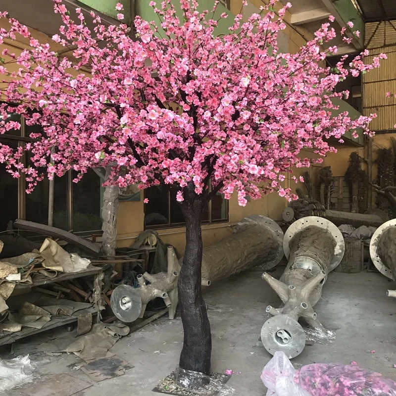 

Dongguan High Imitation Artificial Peach Tree For Decoration, Pink