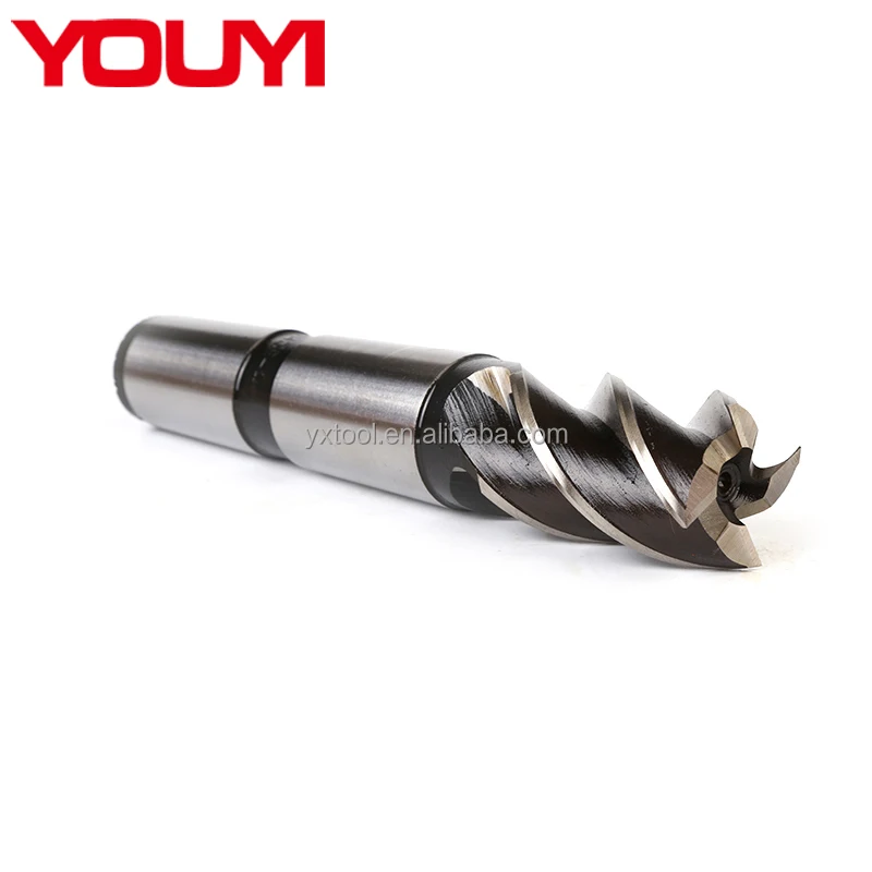 
HSS morse Taper Shank end mill 4Flute end mills for steels 