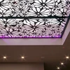 Laser Cut Carved Decorative Aluminum Perforated Panel Metal Ceiling Tiles