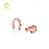 Wholesale Jewelry Accessories Rose Gold End Clasps For String Holder