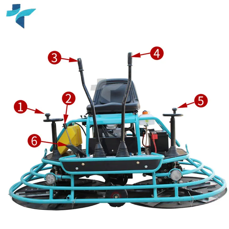 Road Floor 24hp Gasoline Engine Power Trowel Ride On ...